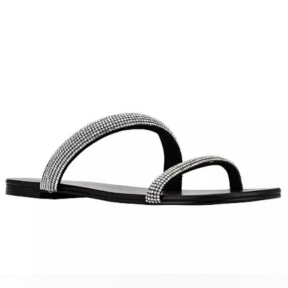 Guess ladies Nerica 2 embellished slide sandal - Picture 1 of 6